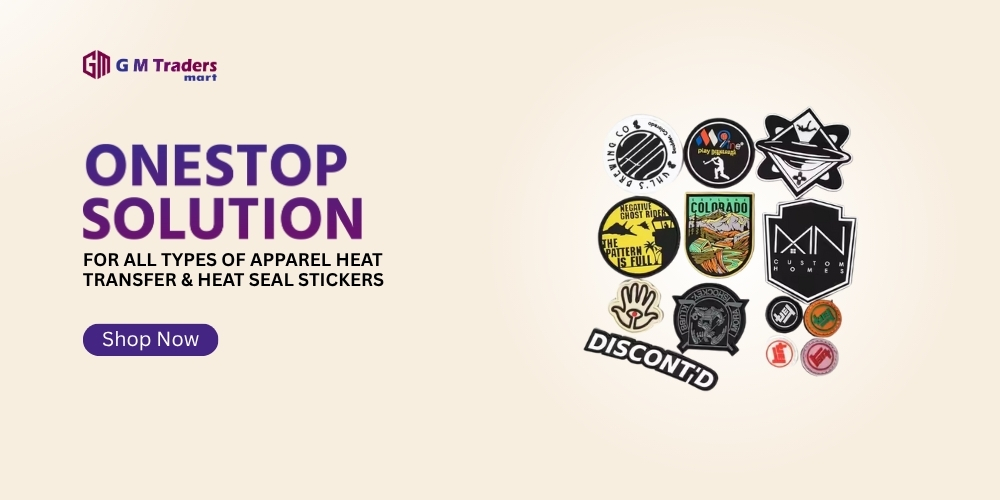 onestop solution for all types of apparel heat transfer & heat seal stickers