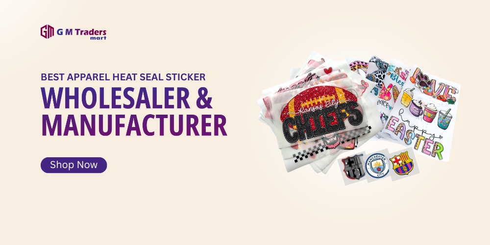 best apparel heatseal sticker wholesaler and manufacturer