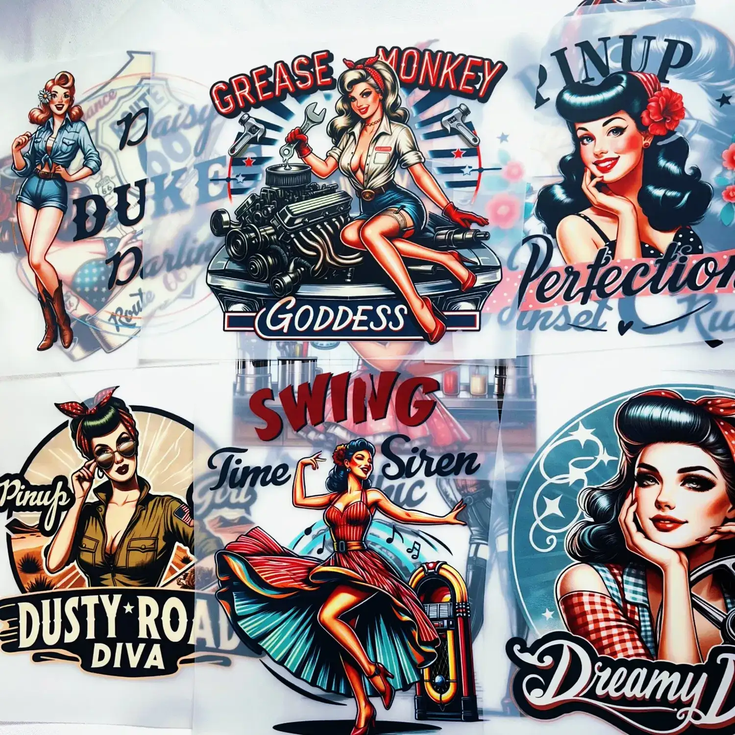 Custom High Quality Dtf Transfers Stickers