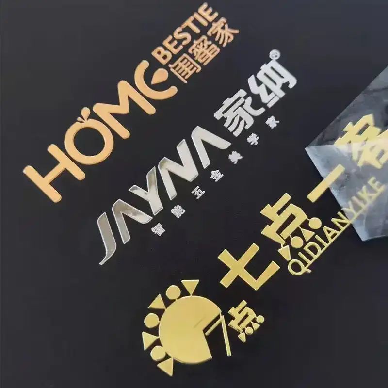 Luxury High Quality Decal Metal Transfer Stickers