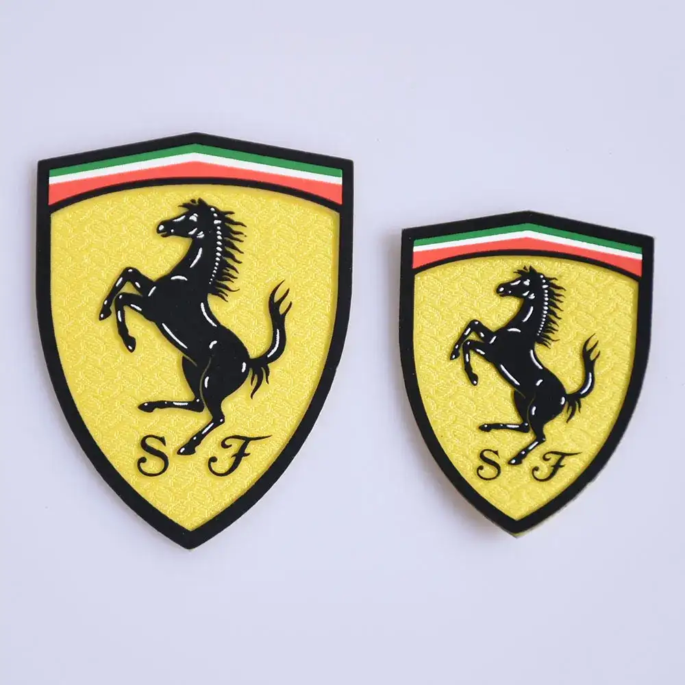 3D Silicone Heat Transfer Stickers on Polyester Bird Eye Mesh Fabric